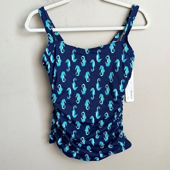 Talbots & Miraclesuit Collaboration Swimsuit Top 8 - Picture 1 of 6